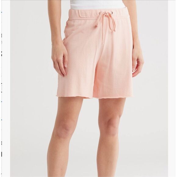 James Perse Pants - James Perse 100% cotton French terry shorts in Venus peach color size 2 or M NWT